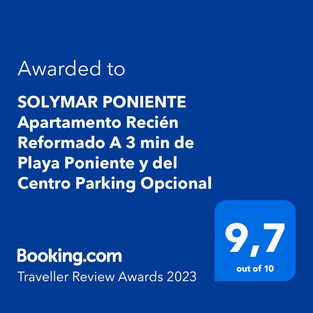 Solymar Poniente Apartamento Recien Reformado A 3 Min De Playa Poniente Y Del Centro Parking Opcional Apartment Benidorm Exterior photo