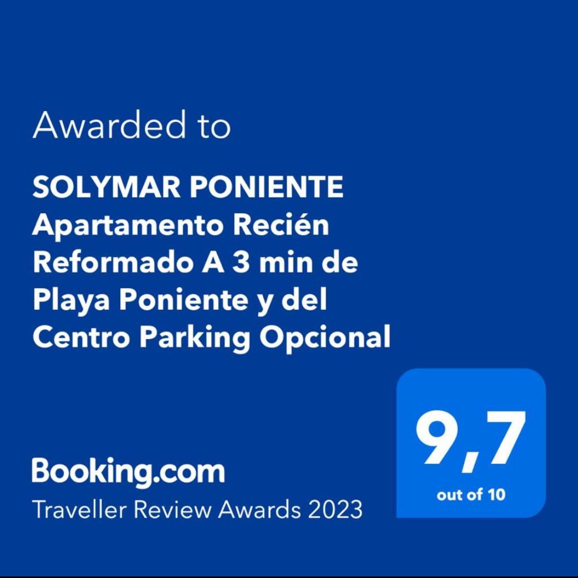 Solymar Poniente Apartamento Recien Reformado A 3 Min De Playa Poniente Y Del Centro Parking Opcional Apartment Benidorm Exterior photo